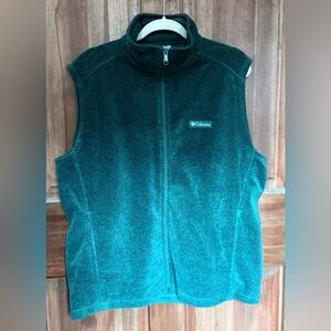 COLUMBIA Men’s Black‎ Fleece Vest Size L
